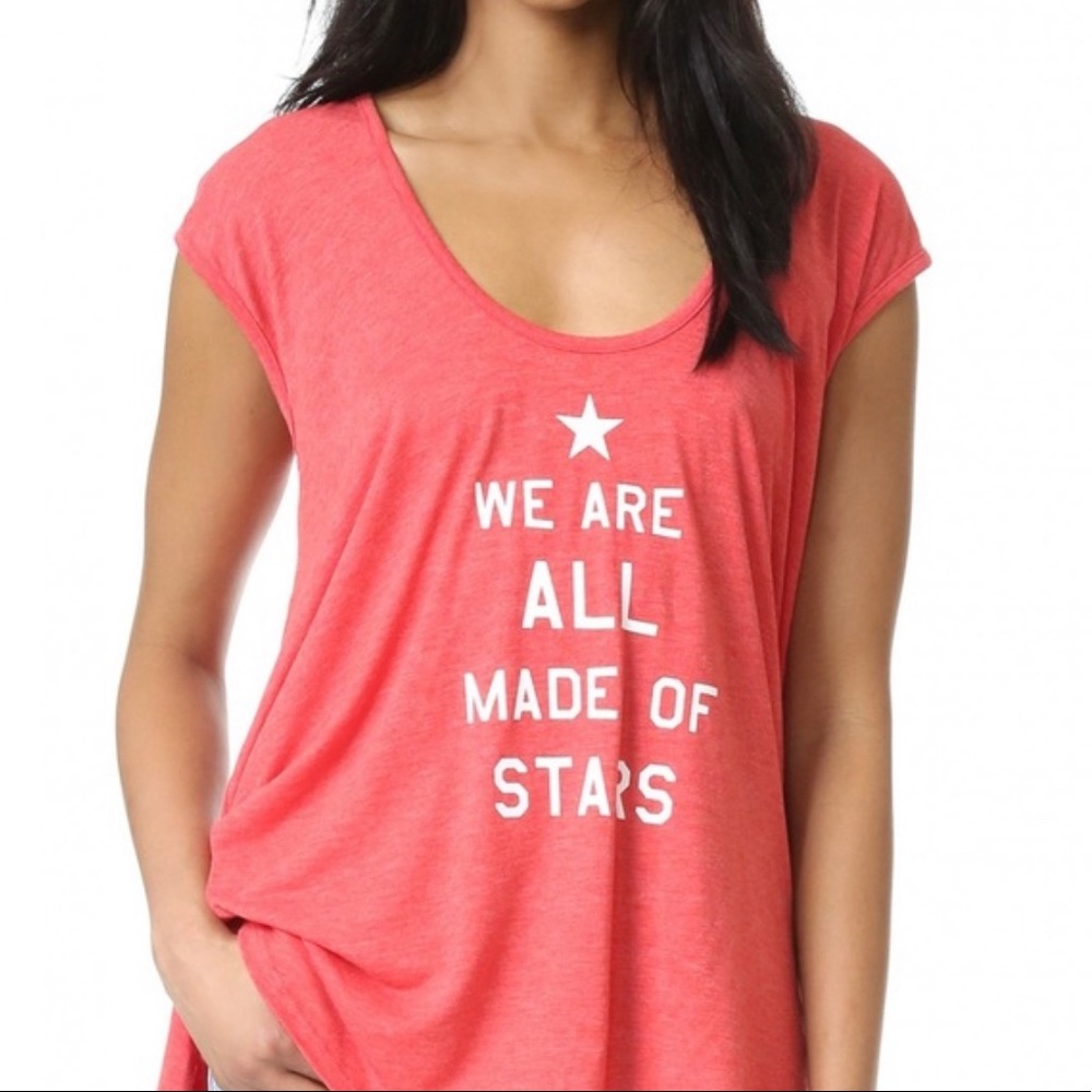 Wildfox Swim “We Are All Made Of Stars” Red Swim Cover Up, Size XS